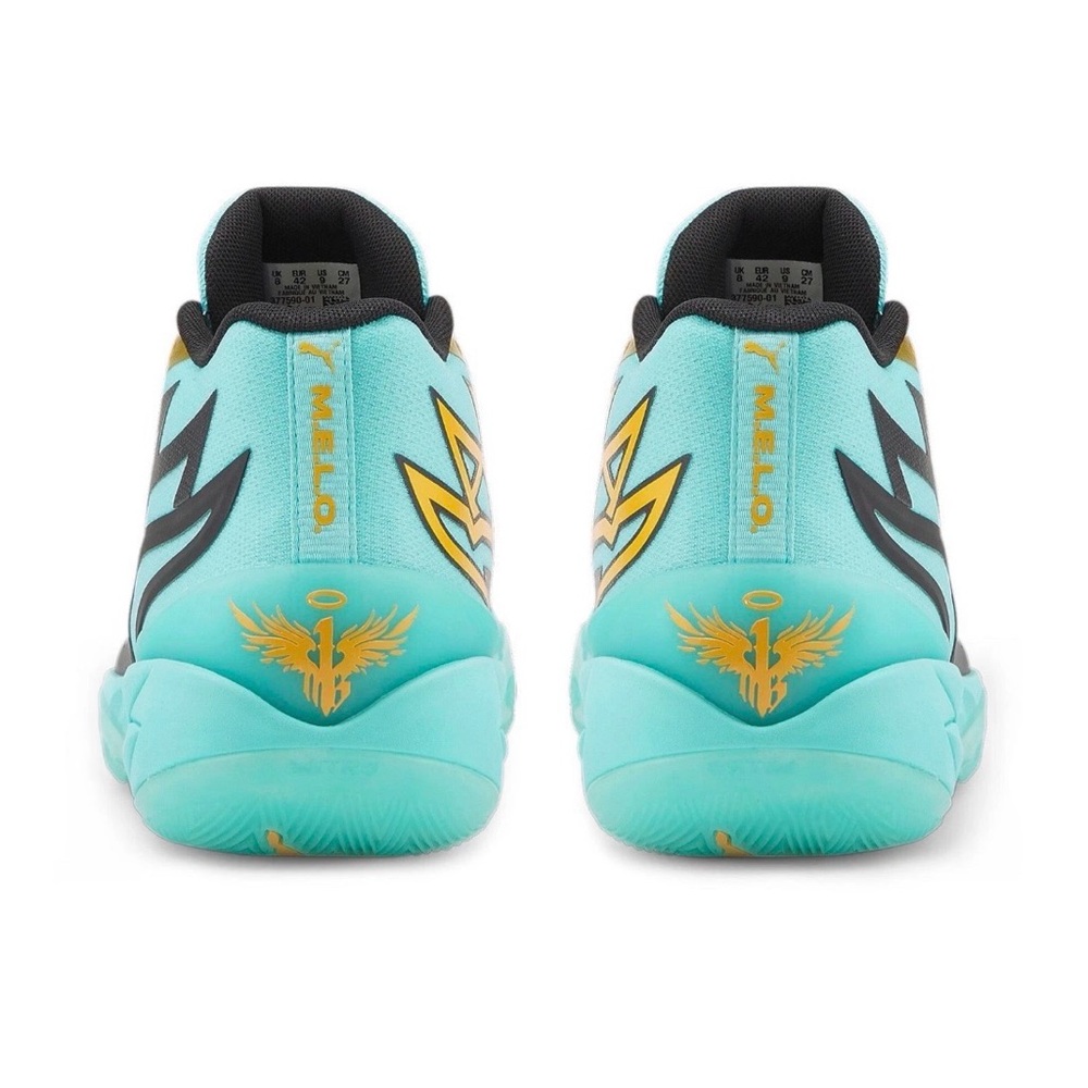 PUMA MB.02 LaMelo Ball Elektro Aqua 377590-01 Men’s 10.5 Basketball Shoes - Picture 5 of 15